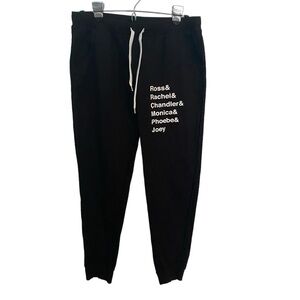 Friends Women’s Black Joggers Sweatpants in Sz S